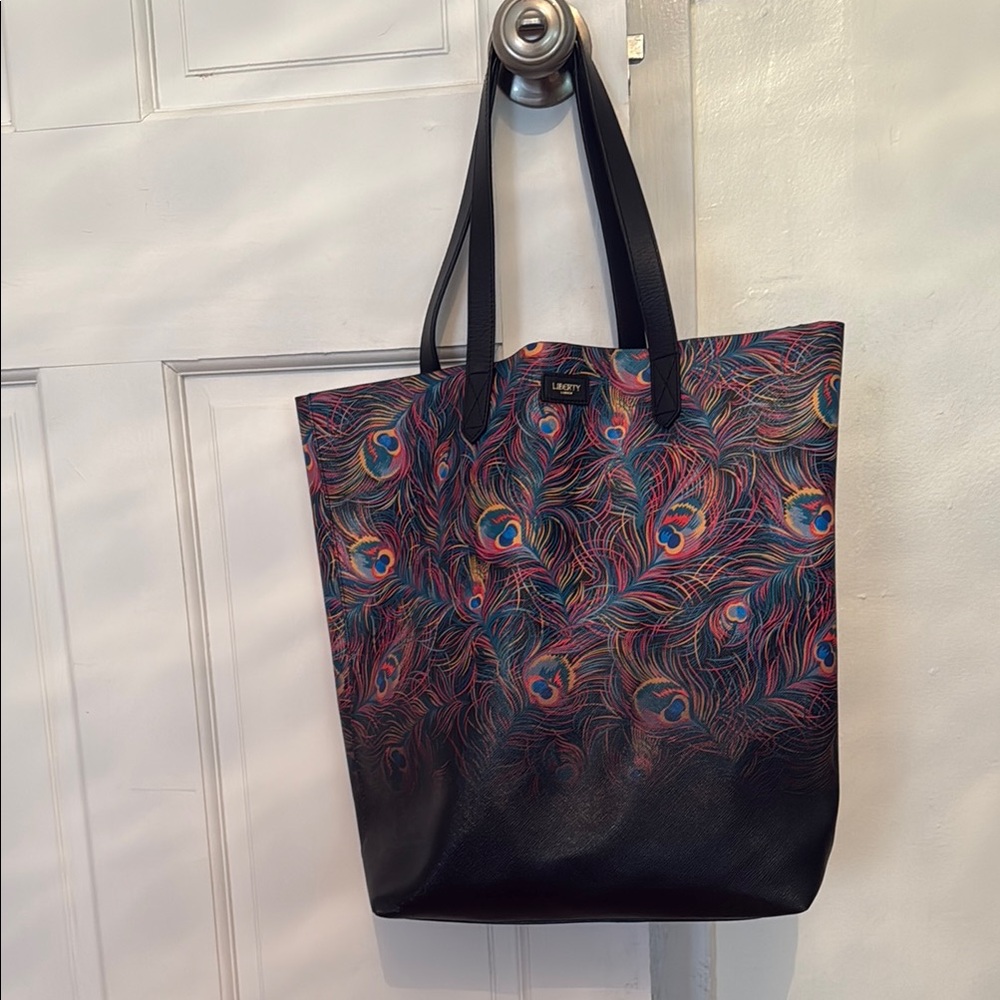 Liberty of London Black and Blue Gradient Tote